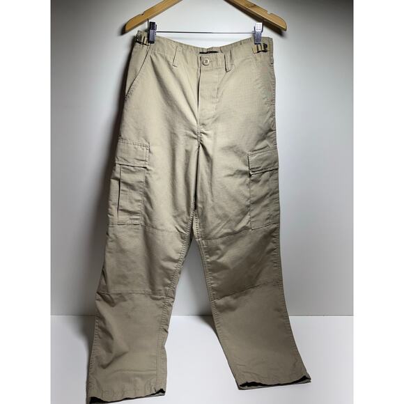 Tru Spec Tactical Rip Stop Cargo Pants Sz Small 30X32 Tan Work Outdoor Casual - Picture 1 of 6